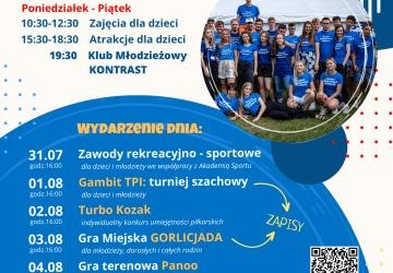 Plakat z programem wydarzenia.
