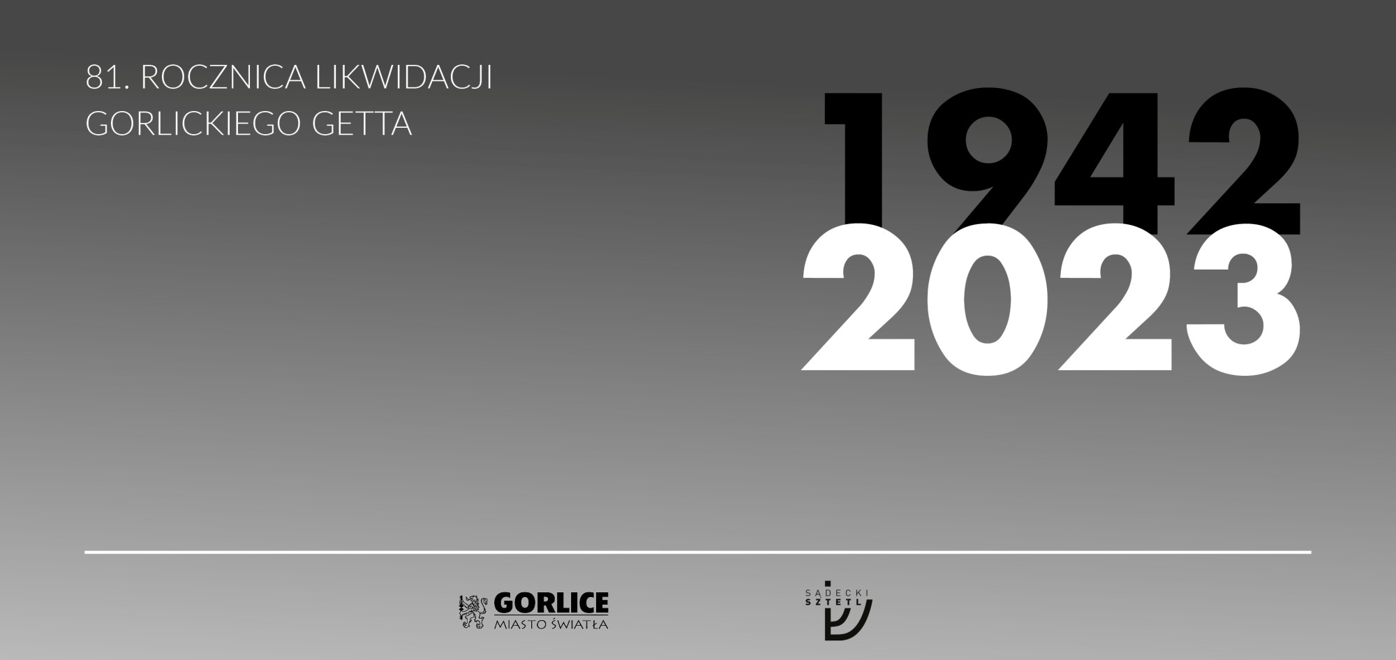 81. rocznica likwidacji gorlickiego getta