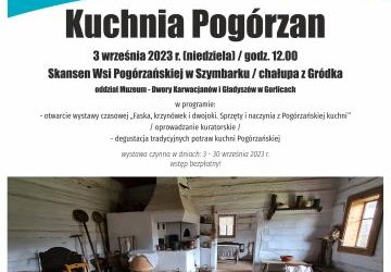 plakat wydarzenia „Kuchnia Pogórzan”