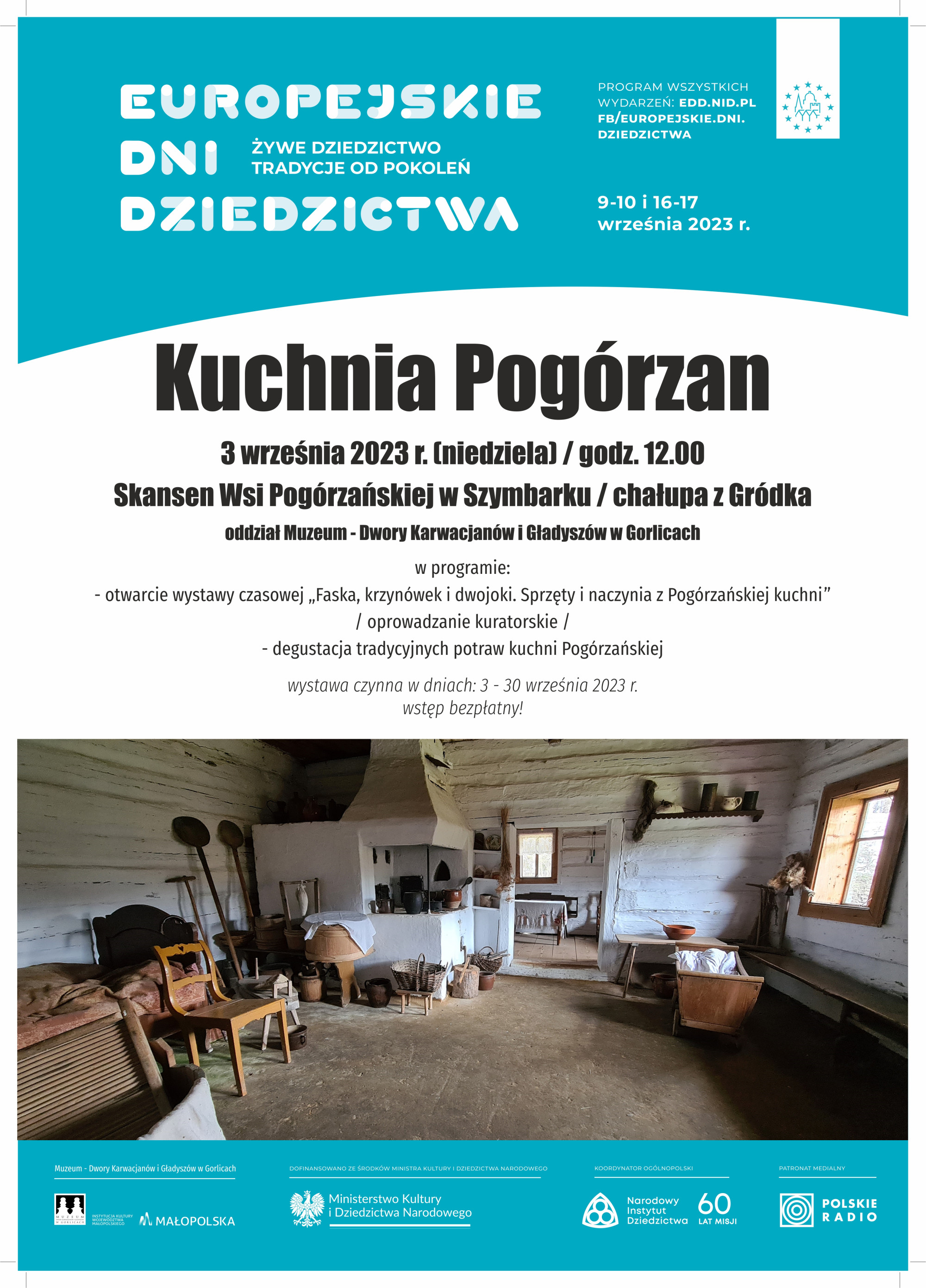 plakat wydarzenia „Kuchnia Pogórzan”