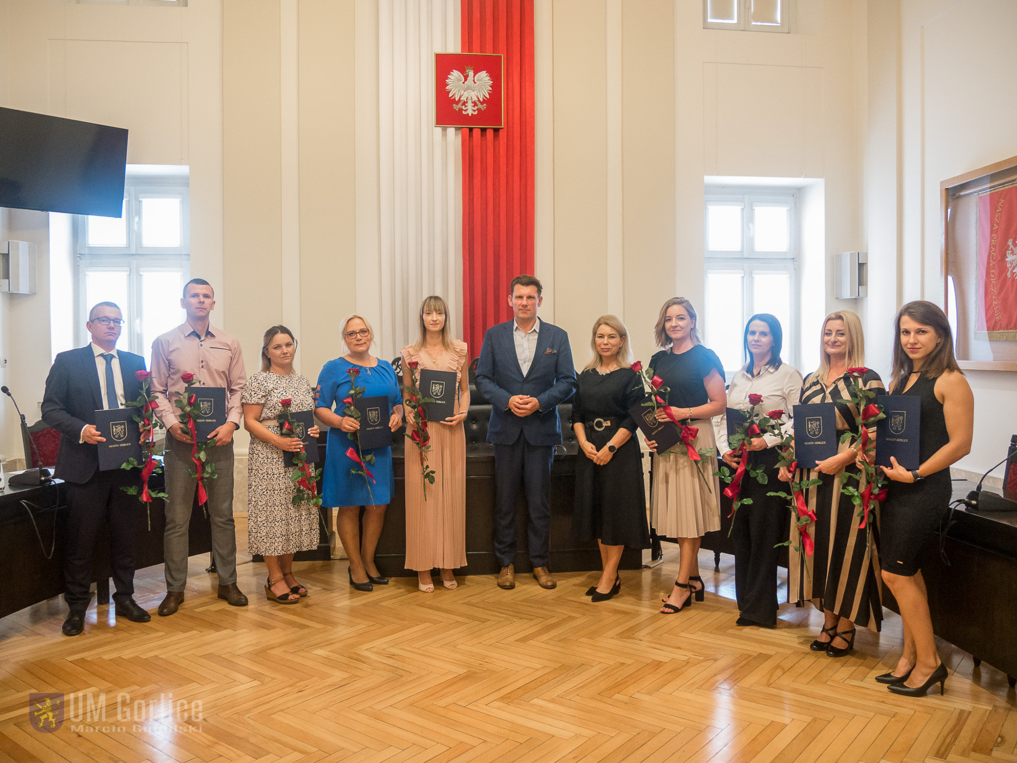 Burmistrz wręczył awanse zawodowe dla nauczycieli