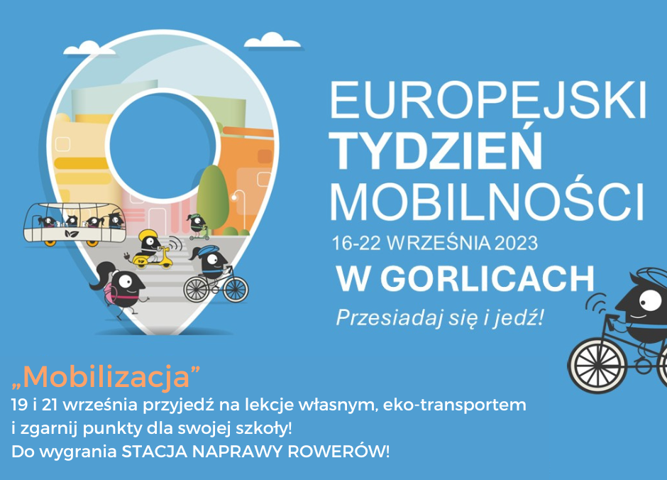 Baner na Eurpejski Tydzień Mobilności.