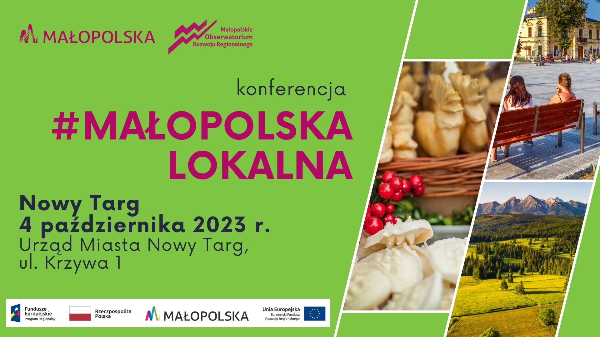 baner konferencji #Małopolska lokalna