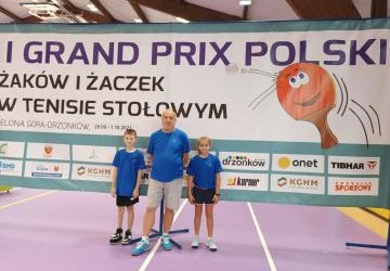 Sukces zawodników z Gorlic na I Grand Prix Polski w tenisie stołowym!