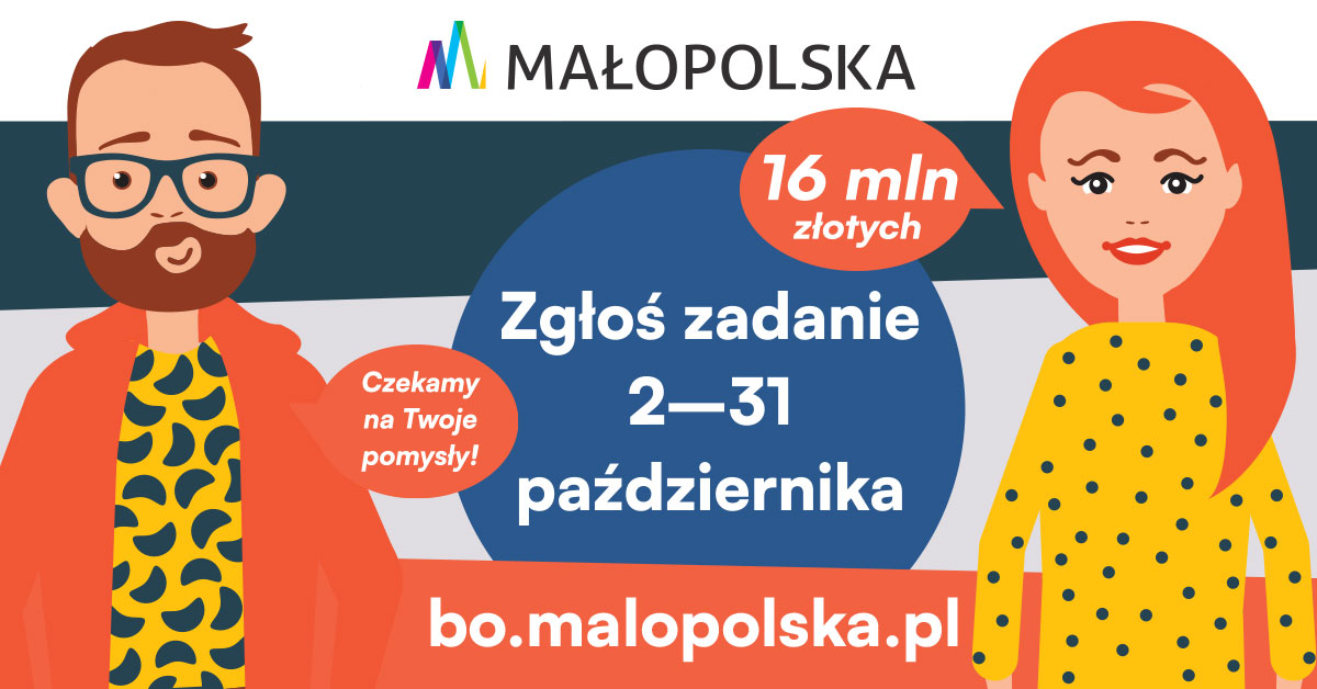 baner 7. edycji Budżetu Obywatelskiego Województwa Małopolskiego