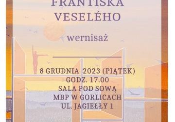 Plakat zapraszajacy na nową wystawę.