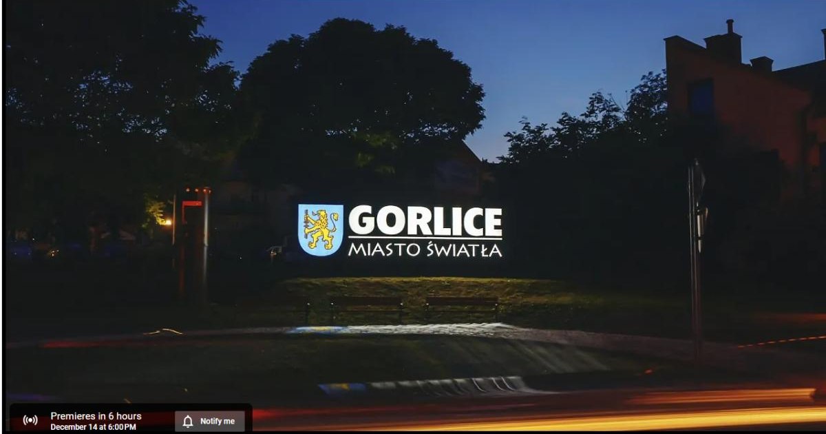 Gorlice Miasto Światła jasny cel podróży Wydział Oświaty, Kultury i