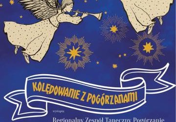 Plakat zapraszający na kolędowanie.