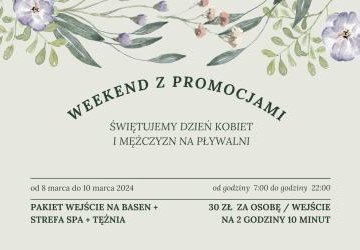 Oferta promocyjna na basen.