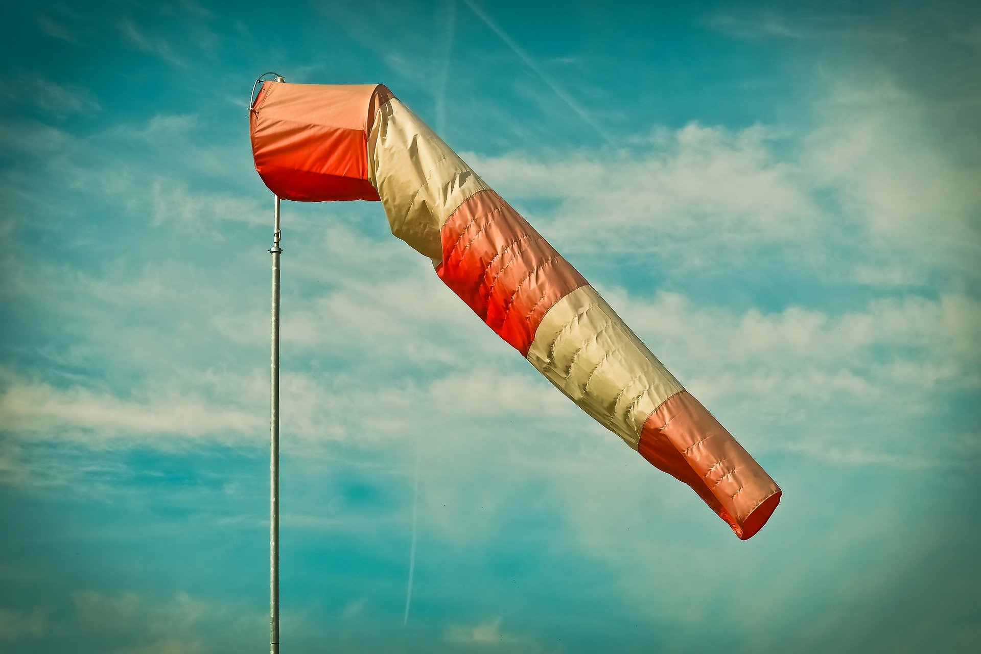 Balon na wietrze.
