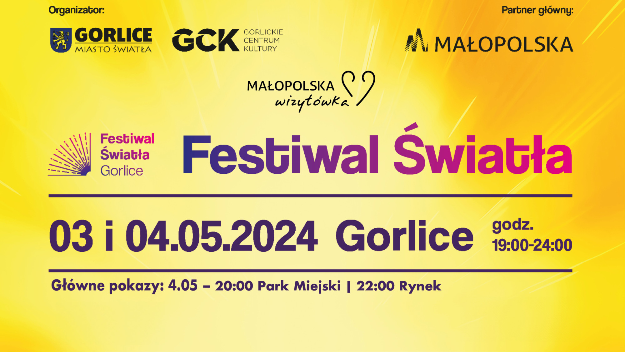 Festiwal Światła Gorlice 2024