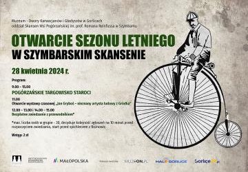 Plakat zapraszający na wydarzenie.
