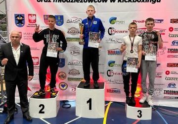 Maks Tajak z brązowym medalem Mistrzostw Polski w kick boxingu