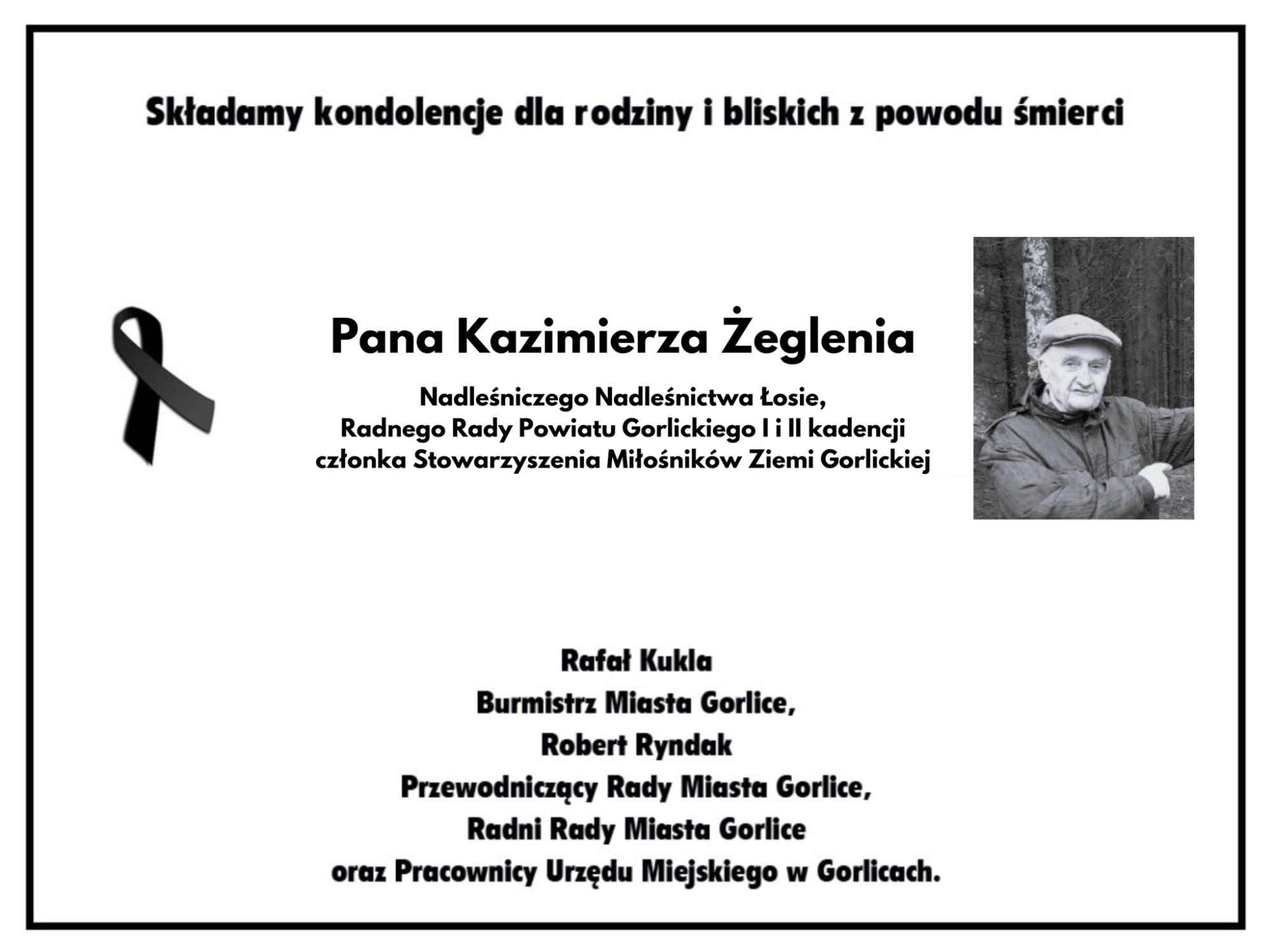 Zmarł Kazimierz Żegleń