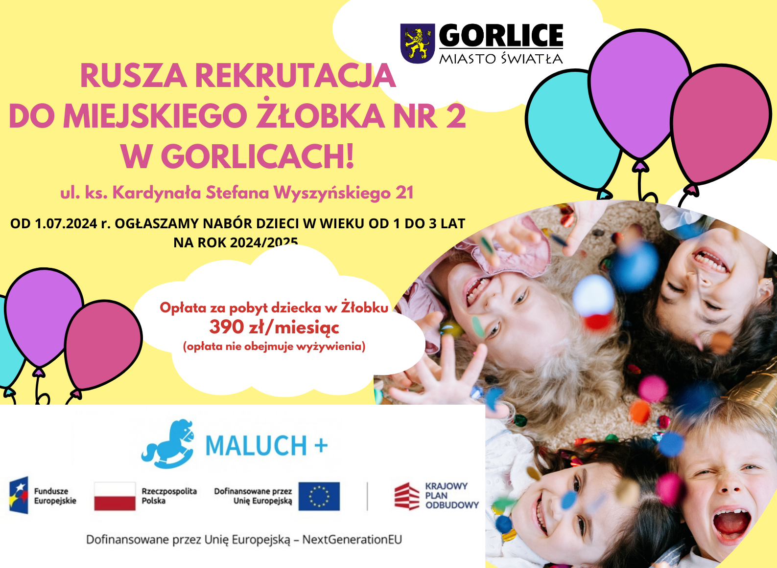 Rusza rekrutacja do nowego żłobka miejskiego!