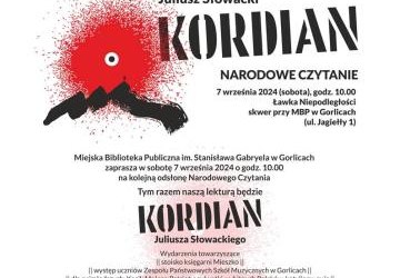 Plakat z programem wydarzenia.