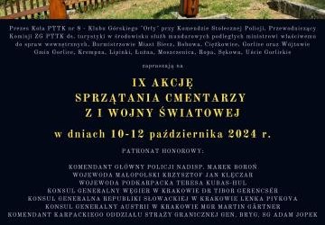 Plakat z programem wydarzenia.