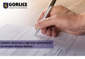 Ankieta dotycząca zagrożeń społecznych na terenie Miasta Gorlice