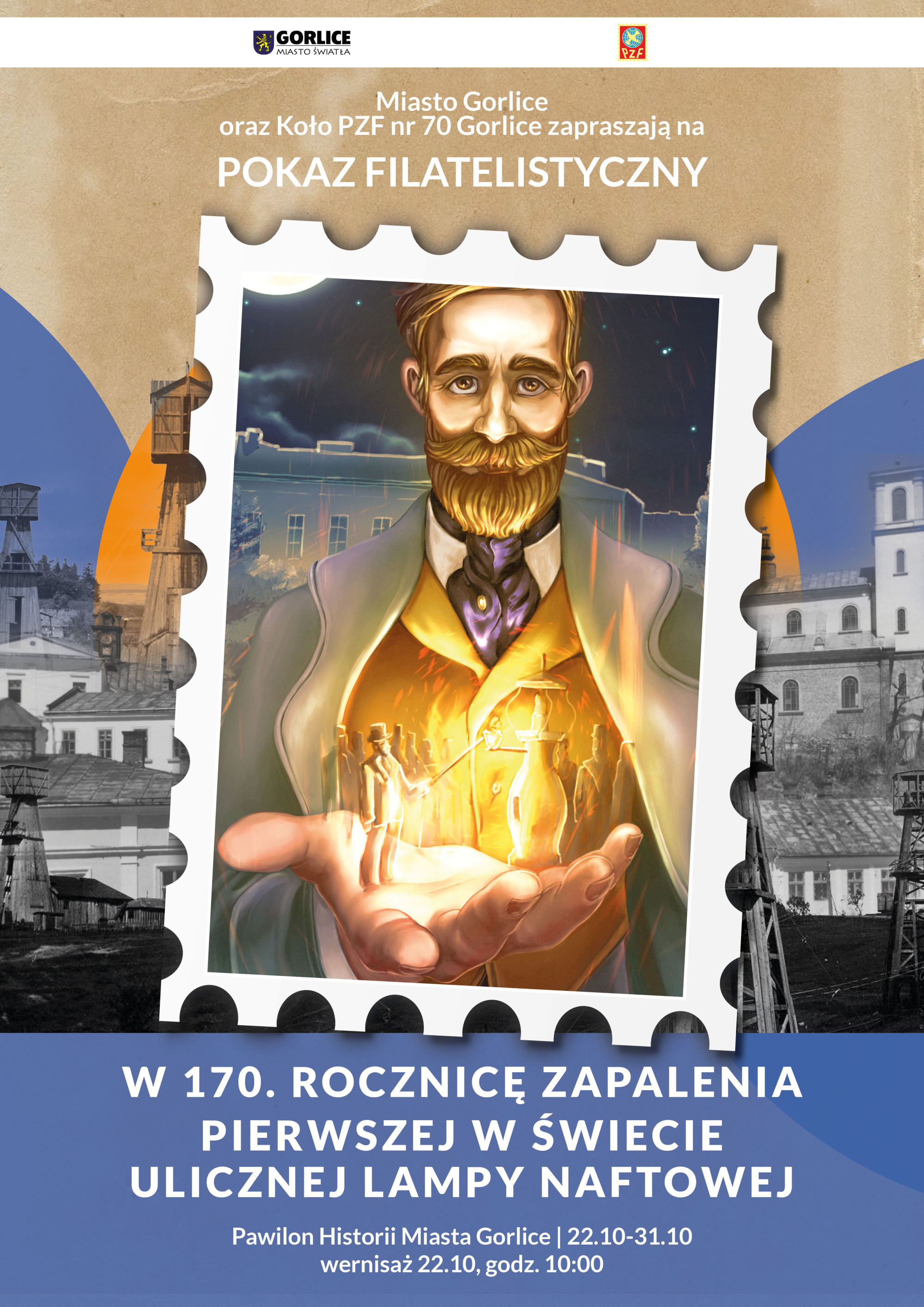 Plakat zapraszający na wystawę.