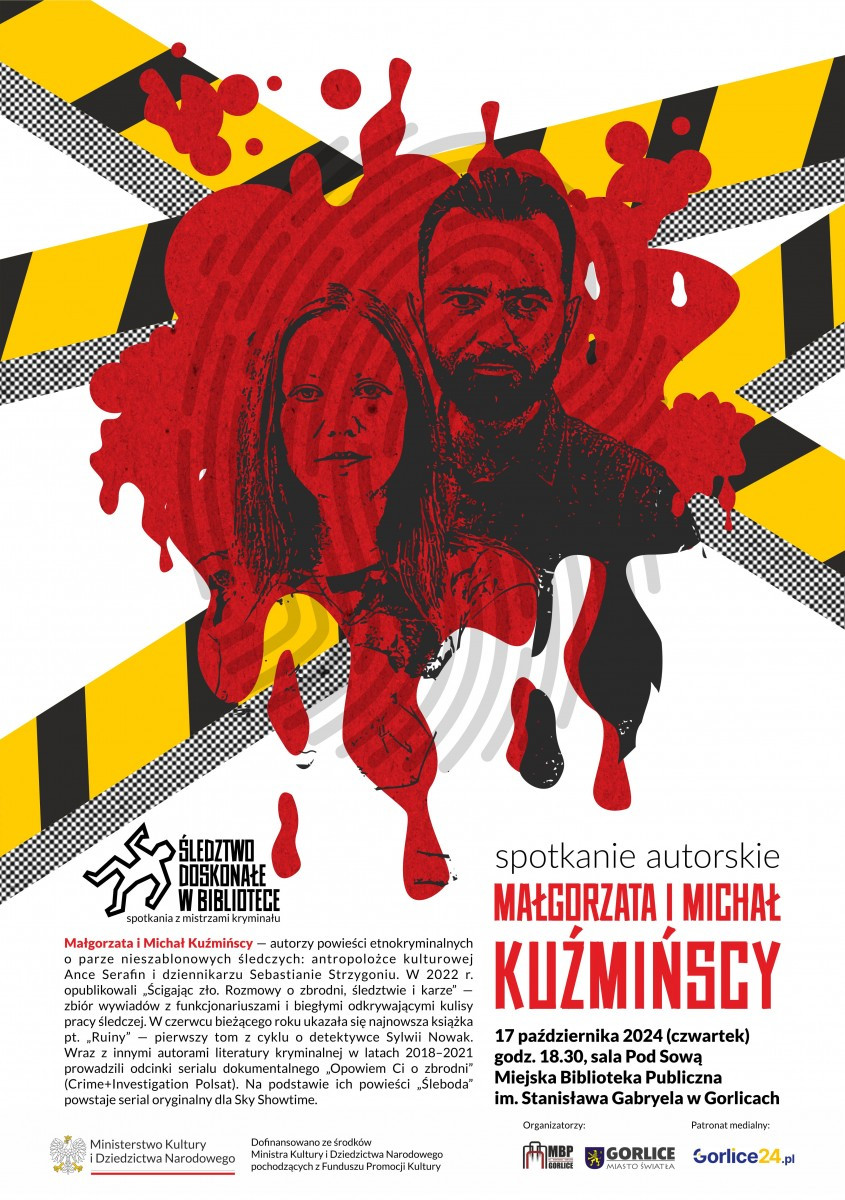 Plakat zapraszający na spotkanie.