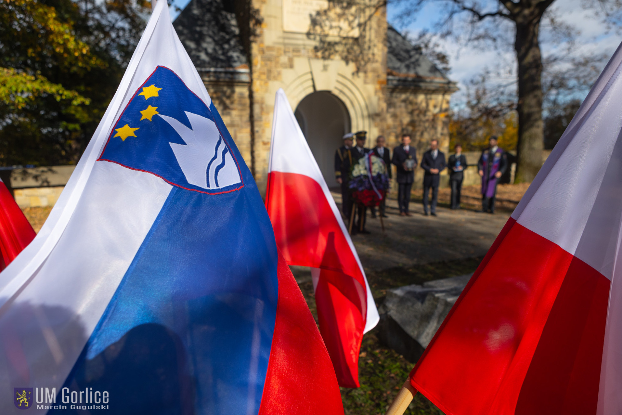 Upamiętnili bohaterów I Wojny Światowej – wizyta Ambasadora Słowenii w Gorlicach