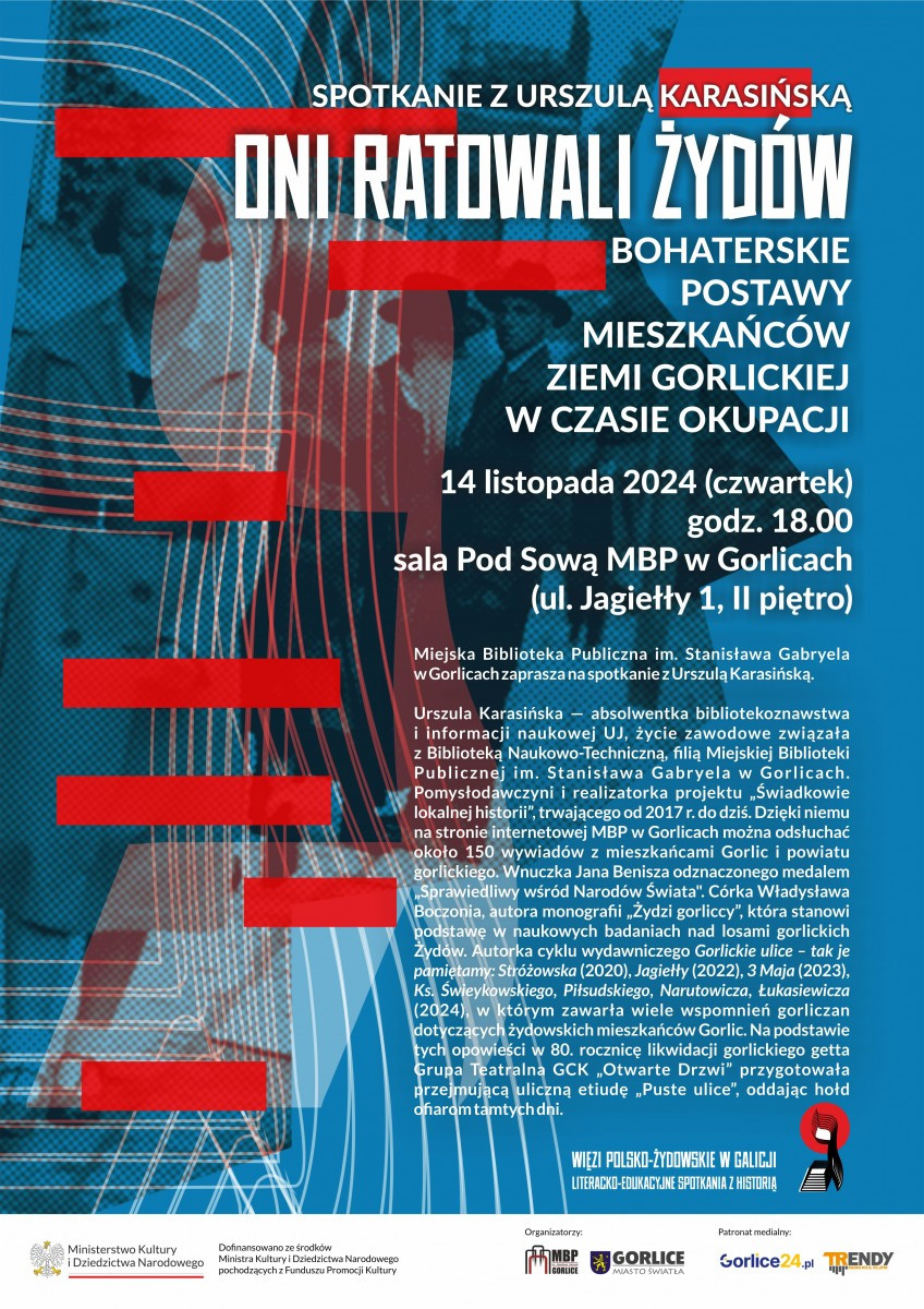 Plakat zapraszający na wydarzenie.