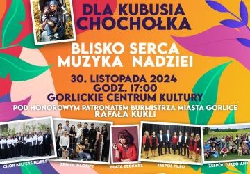 Blisko Serca, Muzyka Nadziei – zapraszamy na koncert charytatywny dla Kubusia Chochołka