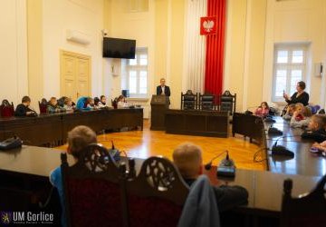 Lekcja doradztwa zawodowego w gorlickim Ratuszu