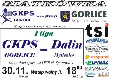 Mecz siatkówki GKPS Gorlice – Dalin Myślenice