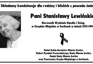 Zmarła Stanisława Lewińska