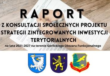 Raport z konsultacji społecznych projektu Strategii Zintegrowanych Inwestycji Terytorialnych