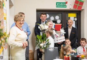Goście w trakcie spotkania w TPD.