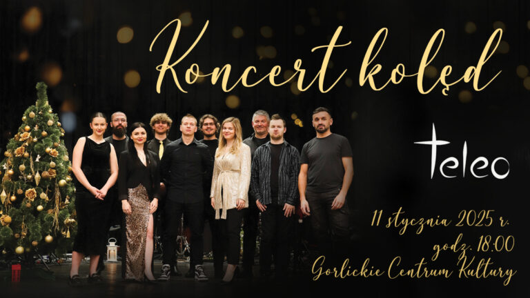 Baner z zaproszeniem na koncert.