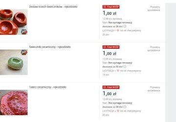 Wystartowały licytacje Allegro gorlickiego sztabu WOŚP