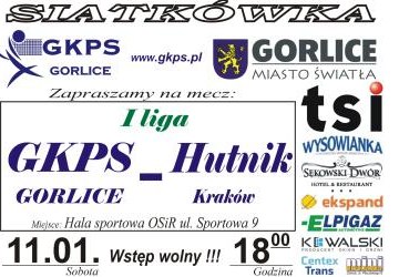 Mecz siatkówki GKPS Gorlice – Hutnik Kraków