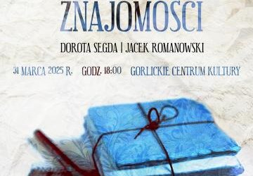 Baner zapraszający na spektakl.