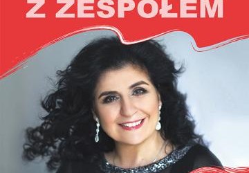 Wizerunek Eleni z zaproszeniem na koncert.