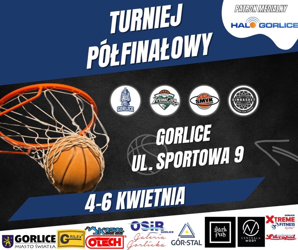Baner z programem turnieju.