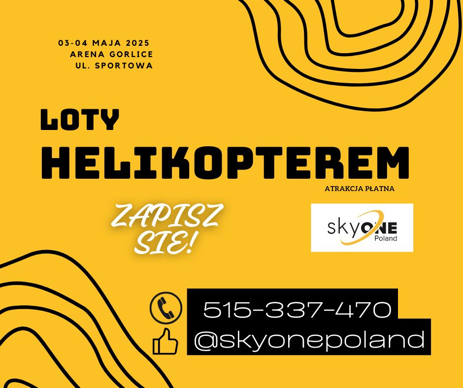 loty helikopterem podczas Dni Gorlic