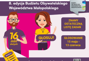 8. edycja Budżetu Obywatelskiego Województwa Małopolskiego
