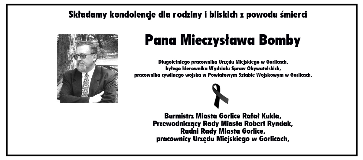Zmarł Mieczysław Bomba