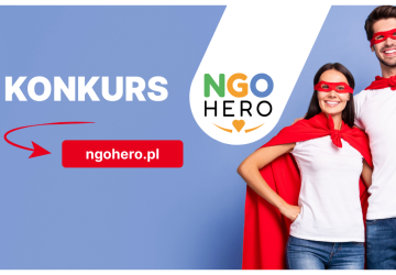Baner z nazwą konkursu i logotypami.