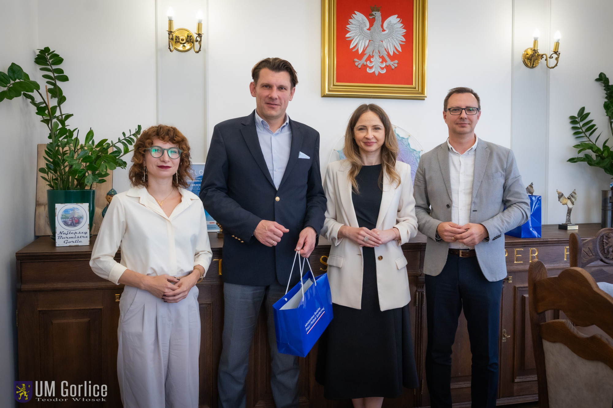 Ministra Agnieszka Dziemianowicz-Bąk z wizytą w Gorlicach