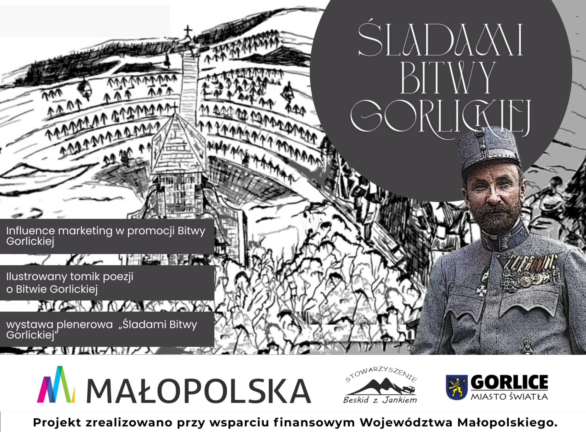 Śladami Bitwy Gorlickiej - plakat