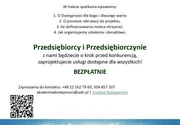 „Instytut Dostępności – szkolenia i doradztwo dla firm”
