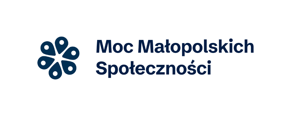 Baner z napisem Moc Małych Społeczności.