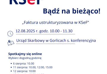 Plakat zapraszający na wydarzenie.