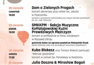 Plakat zapraszający na wydarzenie.