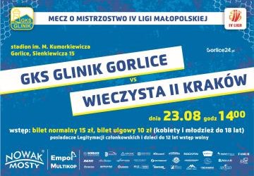 Plakat zapraszający na mecz.