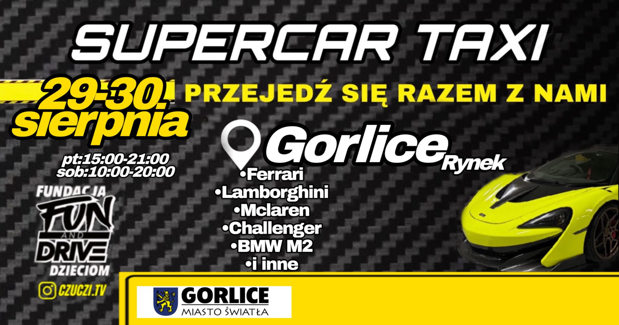 Supercar Taxi w Gorlicach
